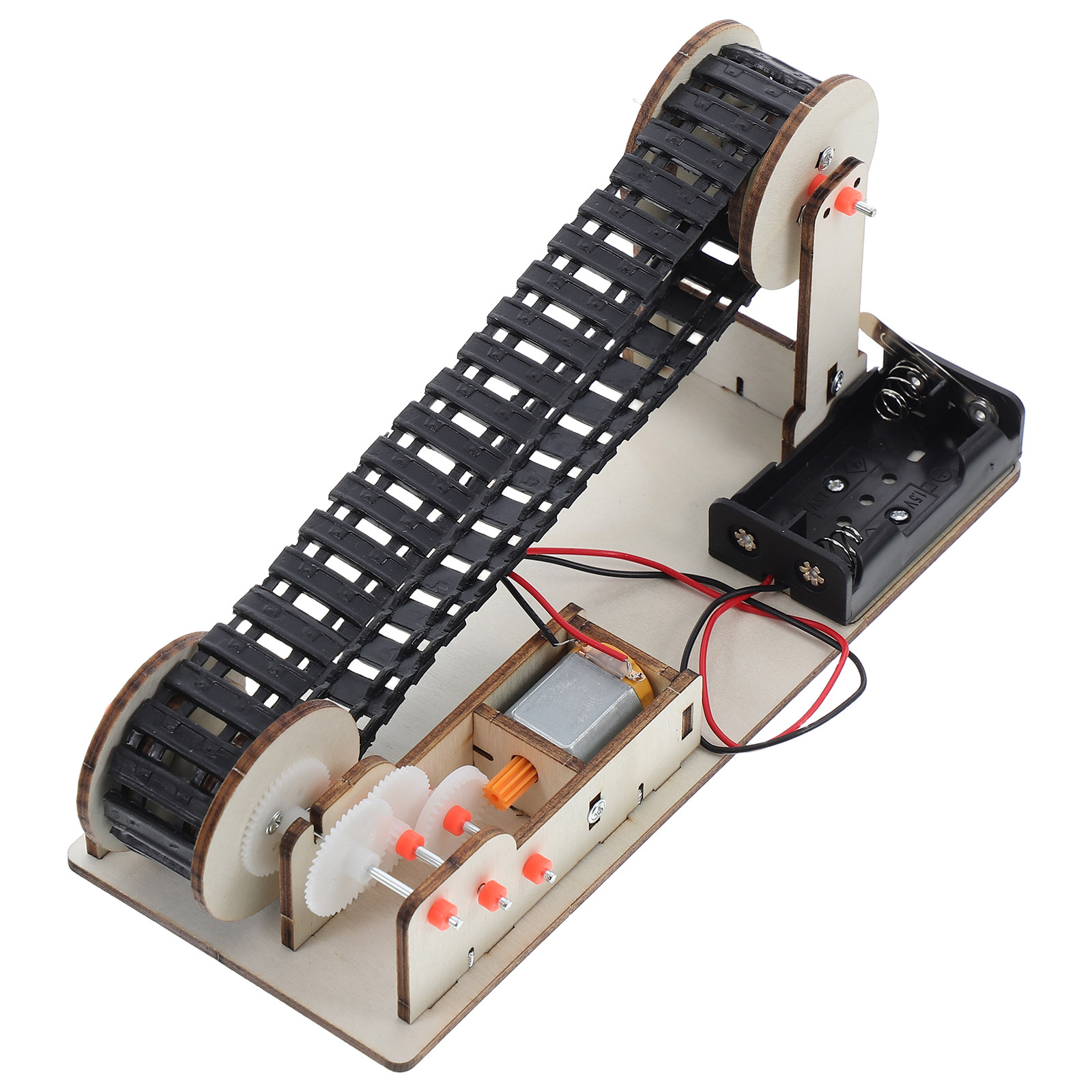 Science Project Kit - 1Set Engineering Electric Conveyor Belt Assembly