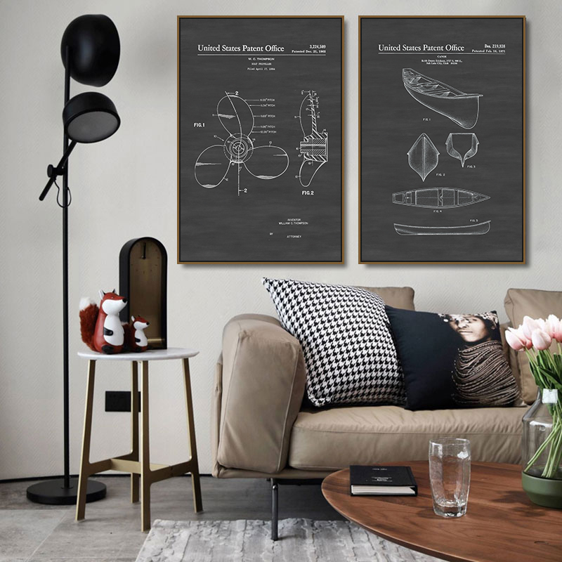 Simple Black and White Gray Am - огляд і ціна Star Map Poster